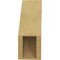 Ekena Millwork 5-inch W x 10-inch D x 14-inch H Del Monte Rough Cedar Woodgrain TimberThane Knee Brace, Primed BRCUR05X10X14DELRCPR - alternate 2